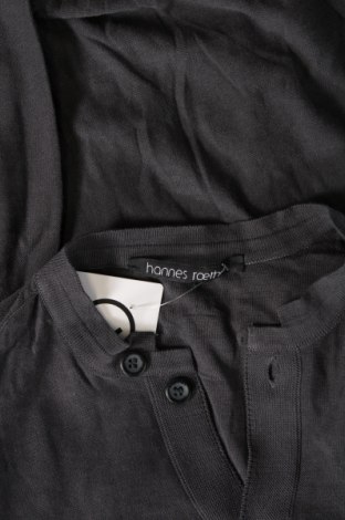Jachetă tricotată de bărbați Hannes Roether, Mărime M, Culoare Gri, Preț 185,65 Lei