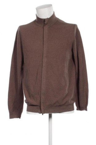 Jachetă tricotată de bărbați Massimo Dutti, Mărime XL, Culoare Maro, Preț 120,13 Lei