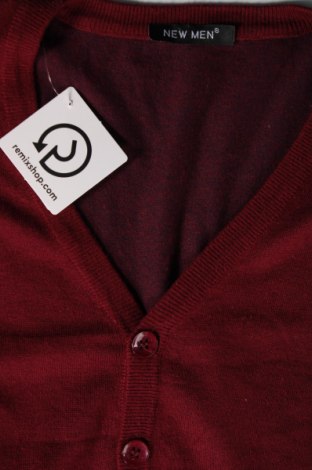 Jachetă tricotată de bărbați New Man, Mărime M, Culoare Roșu, Preț 43,16 Lei