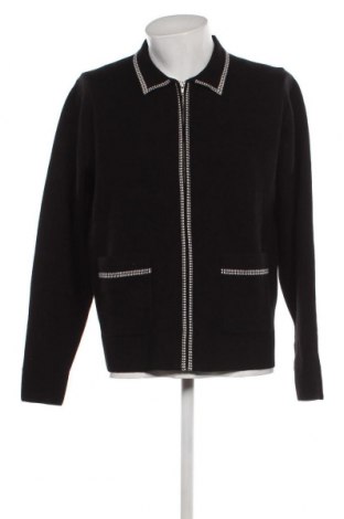 Jachetă tricotată de bărbați Originals By Jack & Jones, Mărime L, Culoare Negru, Preț 78,29 Lei