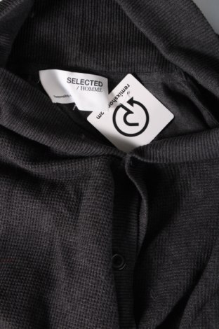 Jachetă tricotată de bărbați Selected Femme, Mărime M, Culoare Gri, Preț 123,03 Lei
