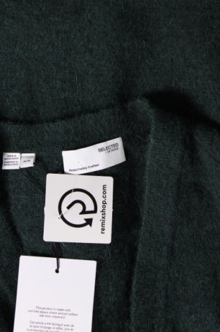 Jachetă tricotată de bărbați Selected Homme, Mărime M, Culoare Verde, Preț 269,74 Lei