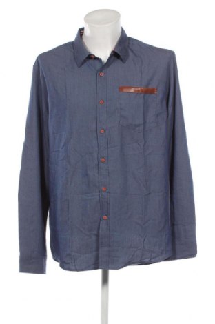 Ανδρικό πουκάμισο, Μέγεθος XL, Χρώμα Μπλέ, Τιμή 6,64 €