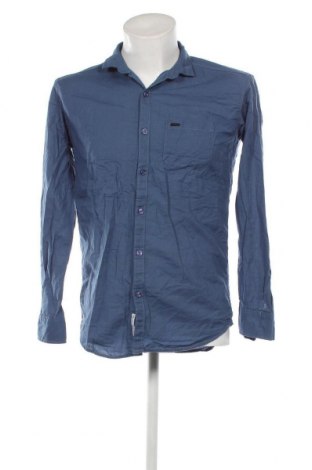 Ανδρικό πουκάμισο, Μέγεθος L, Χρώμα Μπλέ, Τιμή 10,23 €