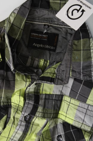 Мъжка риза Angelo Litrico, Размер M, Цвят Многоцветен, Цена 6,67 лв.