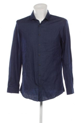 Ανδρικό πουκάμισο Angelo Litrico, Μέγεθος M, Χρώμα Μπλέ, Τιμή 9,87 €