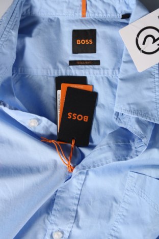 Herrenhemd BOSS, Größe L, Farbe Blau, Preis 102,58 €