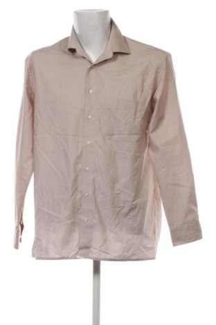 Ανδρικό πουκάμισο C.Comberti, Μέγεθος L, Χρώμα  Μπέζ, Τιμή 7,36 €