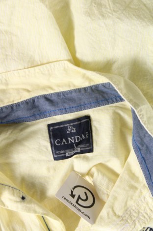 Мъжка риза Canda, Размер XXL, Цвят Жълт, Цена 12,18 лв.