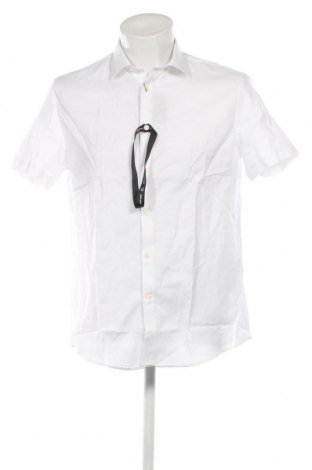Ανδρικό πουκάμισο Celio, Μέγεθος M, Χρώμα Λευκό, Τιμή 12,80 €