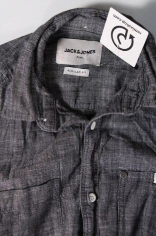 Pánska košeľa  Core By Jack & Jones, Veľkosť M, Farba Sivá, Cena  4,08 €