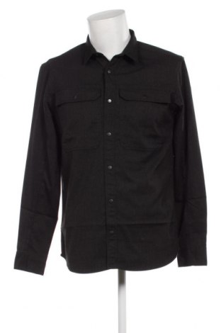Мъжка риза Core By Jack & Jones, Размер L, Цвят Черен, Цена 36,72 лв.