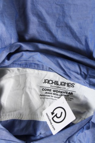 Cămașă de bărbați Core By Jack & Jones, Mărime M, Culoare Albastru, Preț 20,53 Lei