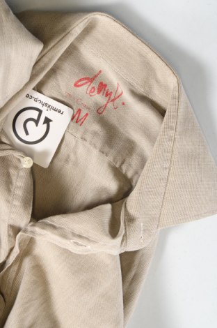 Ανδρικό πουκάμισο Denyl, Μέγεθος M, Χρώμα  Μπέζ, Τιμή 14,83 €