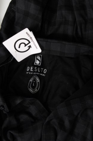 Herrenhemd Desoto, Größe L, Farbe Schwarz, Preis 10,90 €