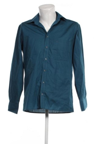 Ανδρικό πουκάμισο Eterna, Μέγεθος M, Χρώμα Μπλέ, Τιμή 18,81 €