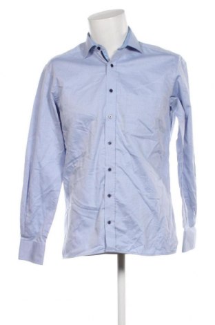 Ανδρικό πουκάμισο Eterna, Μέγεθος M, Χρώμα Μπλέ, Τιμή 19,54 €