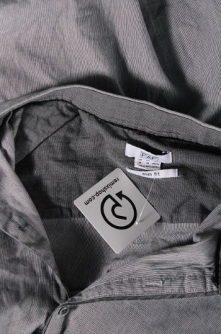 Herrenhemd F&F, Größe M, Farbe Grau, Preis 4,04 €