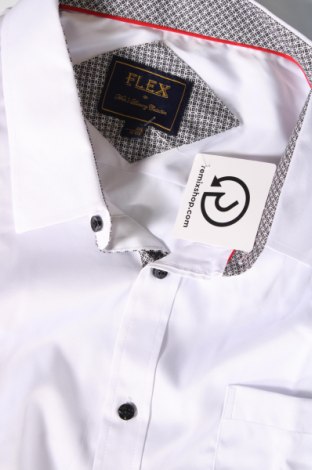 Ανδρικό πουκάμισο Flex, Μέγεθος 4XL, Χρώμα Λευκό, Τιμή 18,26 €