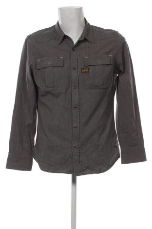 Ανδρικό πουκάμισο G-Star Raw, Μέγεθος XL, Χρώμα Γκρί, Τιμή 32,40 €