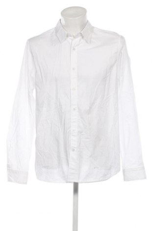 Ανδρικό πουκάμισο Guess, Μέγεθος L, Χρώμα Λευκό, Τιμή 39,96 €