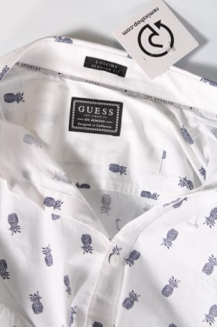 Ανδρικό πουκάμισο Guess, Μέγεθος M, Χρώμα Λευκό, Τιμή 30,14 €