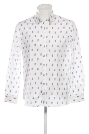 Ανδρικό πουκάμισο Guess, Μέγεθος M, Χρώμα Λευκό, Τιμή 30,14 €