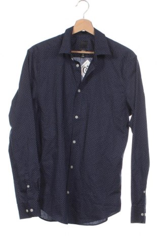 Мъжка риза H&M, Размер M, Цвят Син, Цена 7,25 лв.