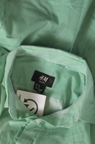 Ανδρικό πουκάμισο H&M, Μέγεθος XS, Χρώμα Πράσινο, Τιμή 4,13 €