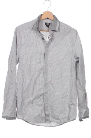 Herrenhemd H&M, Größe S, Farbe Grau, Preis 3,03 €