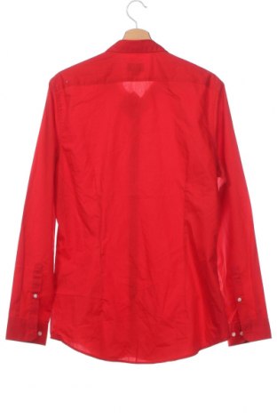 Мъжка риза H&M, Размер M, Цвят Червен, Цена 29,00 лв.