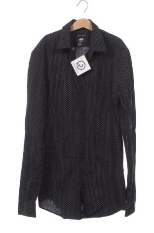Мъжка риза H&M, Размер XS, Цвят Син, Цена 4,35 лв.