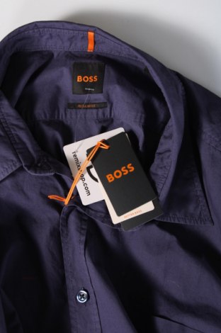 Мъжка риза Hugo Boss, Размер L, Цвят Син, Цена 193,03 лв.