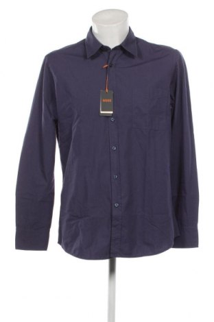 Ανδρικό πουκάμισο Hugo Boss, Μέγεθος L, Χρώμα Μπλέ, Τιμή 68,73 €