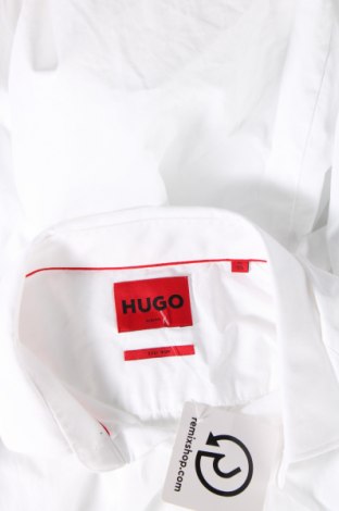 Ανδρικό πουκάμισο Hugo Boss, Μέγεθος M, Χρώμα Λευκό, Τιμή 99,50 €