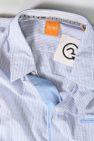Ανδρικό πουκάμισο Hugo Boss, Μέγεθος M, Χρώμα Μπλέ, Τιμή 47,23 €