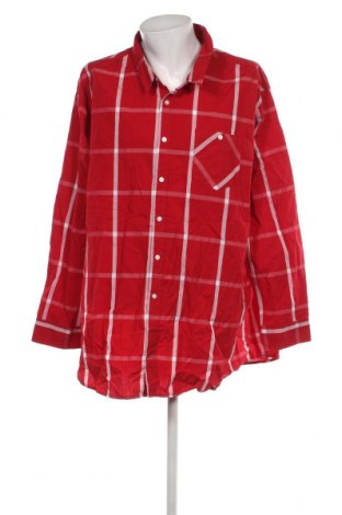 Ανδρικό πουκάμισο Identic, Μέγεθος 5XL, Χρώμα Κόκκινο, Τιμή 16,86 €