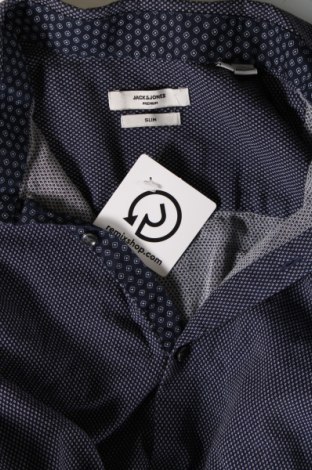 Ανδρικό πουκάμισο Jack & Jones, Μέγεθος XXL, Χρώμα Μπλέ, Τιμή 8,46 €