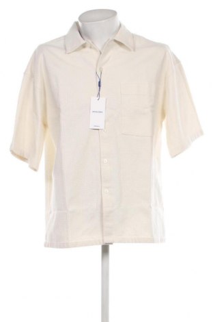 Ανδρικό πουκάμισο Jack & Jones, Μέγεθος L, Χρώμα Λευκό, Τιμή 17,88 €