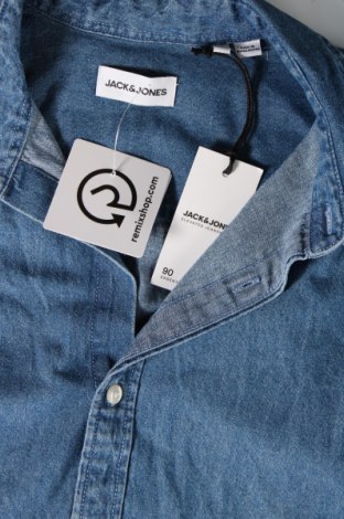 Ανδρικό πουκάμισο Jack & Jones, Μέγεθος L, Χρώμα Μπλέ, Τιμή 15,42 €