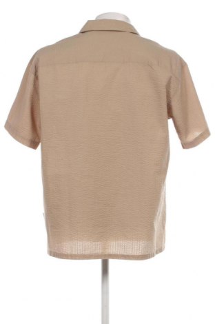 Ανδρικό πουκάμισο Jack & Jones, Μέγεθος L, Χρώμα  Μπέζ, Τιμή 18,93 €