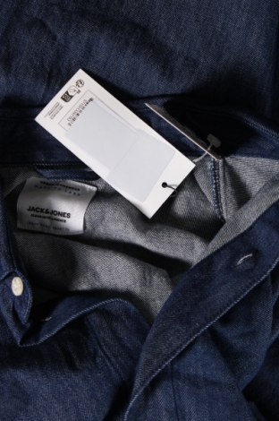 Ανδρικό πουκάμισο Jack & Jones, Μέγεθος L, Χρώμα Μπλέ, Τιμή 17,53 €