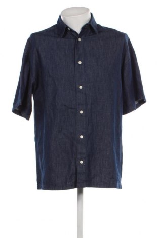 Ανδρικό πουκάμισο Jack & Jones, Μέγεθος L, Χρώμα Μπλέ, Τιμή 17,88 €