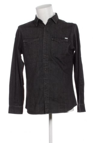 Мъжка риза Jack & Jones, Размер L, Цвят Черен, Цена 32,64 лв.