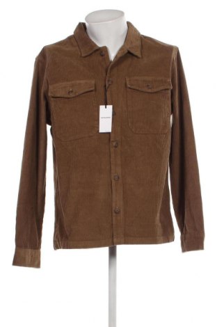 Ανδρικό πουκάμισο Jack & Jones, Μέγεθος XL, Χρώμα Καφέ, Τιμή 16,82 €