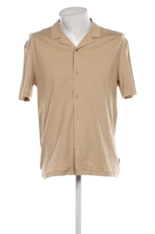 Ανδρικό πουκάμισο Jack & Jones PREMIUM, Μέγεθος L, Χρώμα  Μπέζ, Τιμή 18,93 €