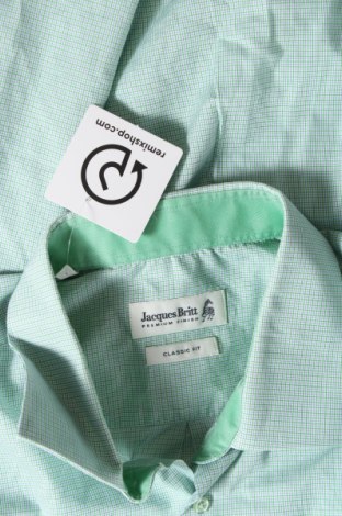 Herrenhemd Jacques Britt, Größe XXL, Farbe Grün, Preis € 5,01