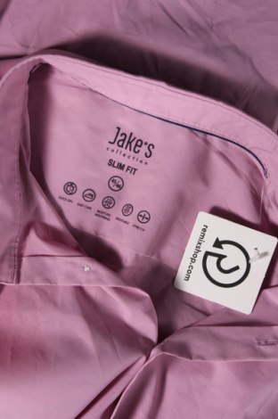 Ανδρικό πουκάμισο Jake*s, Μέγεθος XXL, Χρώμα Ρόζ , Τιμή 14,85 €