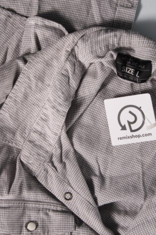 Мъжка риза Jean Pascale, Размер L, Цвят Сив, Цена 7,25 лв.