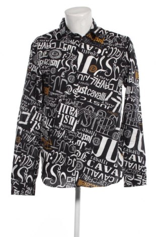 Ανδρικό πουκάμισο Just Cavalli, Μέγεθος L, Χρώμα Μαύρο, Τιμή 102,58 €